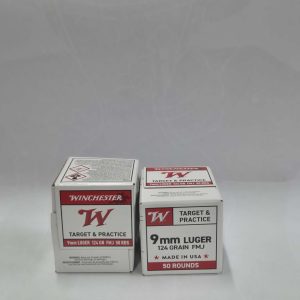 .9mm FMJ Target & Practice 8g/124grs Winchester
