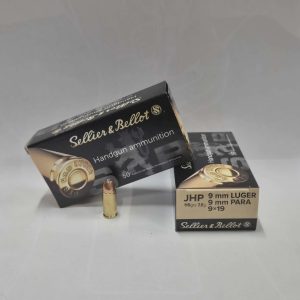 .9mm JHP(Hollow Point) 7,5g/115grs Sellier & Bellot