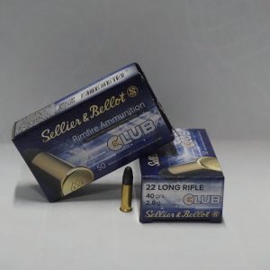 .22 LONG RIFLE 2,6g/40grs CLUB Sellier & Bellot