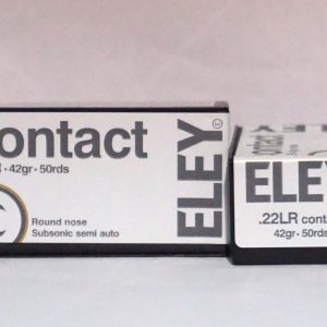 .22 LONG RIFLE Contact Subsonic 2,7g/42grs ELEY